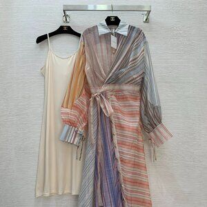 Zimmermann collared long-sleeved dress